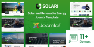 Solari – Joomla 5 Ecology Solar Energy Template