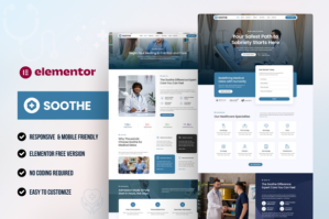 Soothe – Medical Healthcare Elementor Template Kit