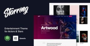 Starring – Entertainment Theme for Actors Stars