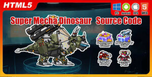 Super Mecha Dinosaur – Html5 Games For Website (Included HTML5 Only)