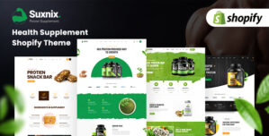 Suxnix – Health Supplement Landing Shopify Theme