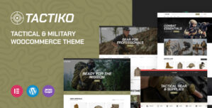 Tactiko – Tactical Military Shop WooCommerce Theme