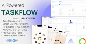 TaskFlow – AI-Powered Task Management Website and Mobile Application
