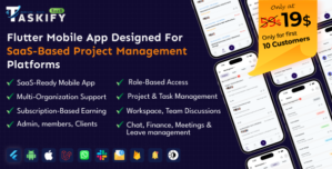 Taskify SaaS – Project Management Task Manager Flutter App