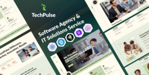 TechPulse – Software Agency IT Solutions Service React JS Template