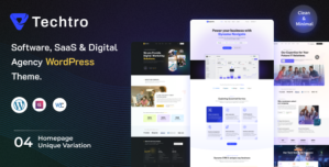 Techtro – Software Digital Agency WordPress Theme