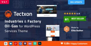 Tectxon – Industry Factory WordPress Theme