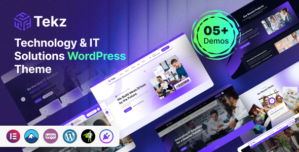 Tekz – Technology IT Solutions WordPress Theme