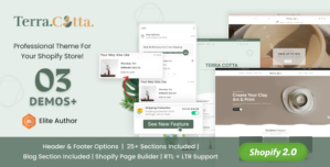 Terracotta – Ceramics Pottery Decor Shopify Theme