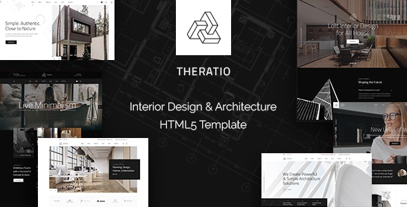 Theratio – Interior Design Architecture HTML5 Template