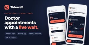 Tidewell | Flutter Doctor Appointment App With Live Wait