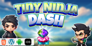 Tiny Ninja Dash – HTML5 Construct3 Game