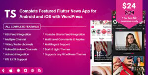 Top Stories – Flutter | WordPress News App with RSS Feed