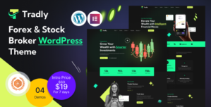 Tradly – Forex Stock Broker WordPress Theme