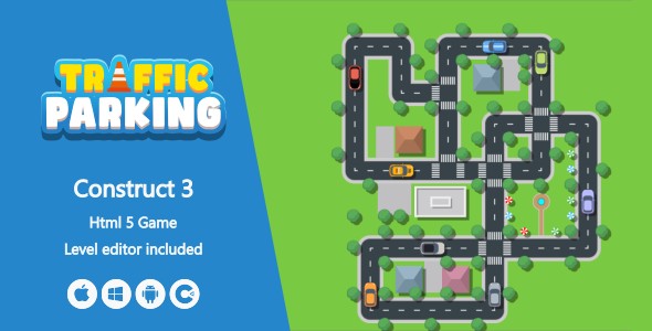 Traffic Parking – HTML5 Game (Construct 3)