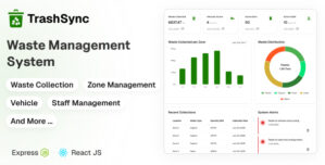TrashSync – Waste Collection Management System with Express.js REST API React Js