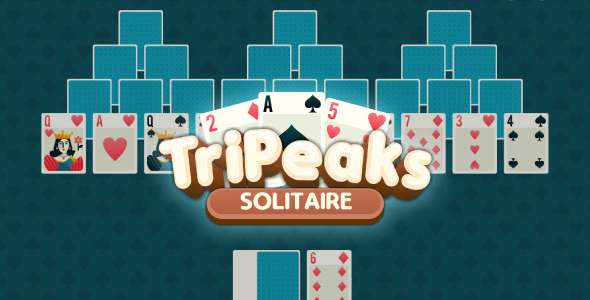 Tripeak#039;s Solitaire – HTML5 Game (Phaser 3)