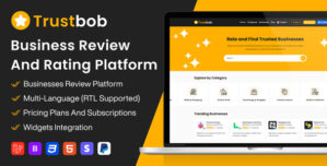 Trustbob – Business Review And Rating Platform (SAAS)
