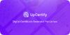 Upcertify – Laravel Digital Certificate Generator Addon
