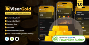 ViserGold – Online Gold Trading Flutter App