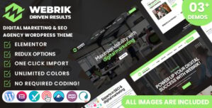Webrik – Digital Marketing SEO Agency WordPress Theme