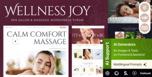 Wellness Joy – Spa Salon Massage WordPress Theme