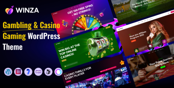 Winza – Casino Online Betting WordPress Theme