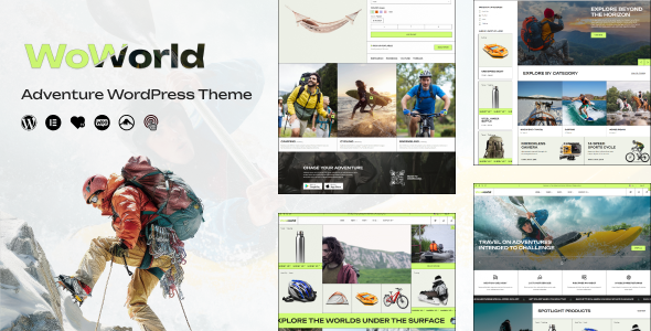 Woworld – Hiking Adventure WordPress Theme