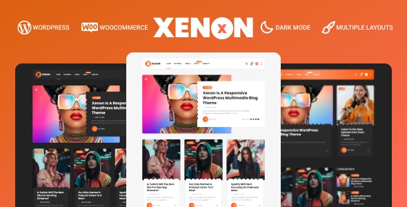 Xenon – Audio / Video Podcast Blog WordPress Theme