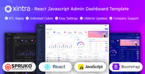 Xintra – Bootstrap Admin Dashboard React Template