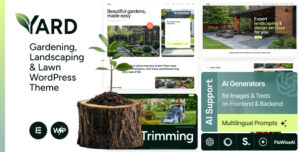 Yard – Gardening, Landscaping Lawn WordPress Theme