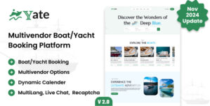 Yate – Multivendor Boat/Yacht Booking Platform
