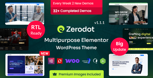 Zerodot – Business Multipurpose Elementor WordPress Theme