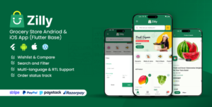 Zilly – Flutter Woocommerce Mobile App