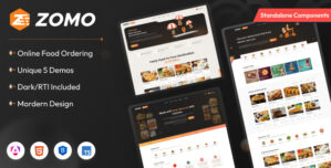 Zomo – Online Organic Food Delivery Angular Template